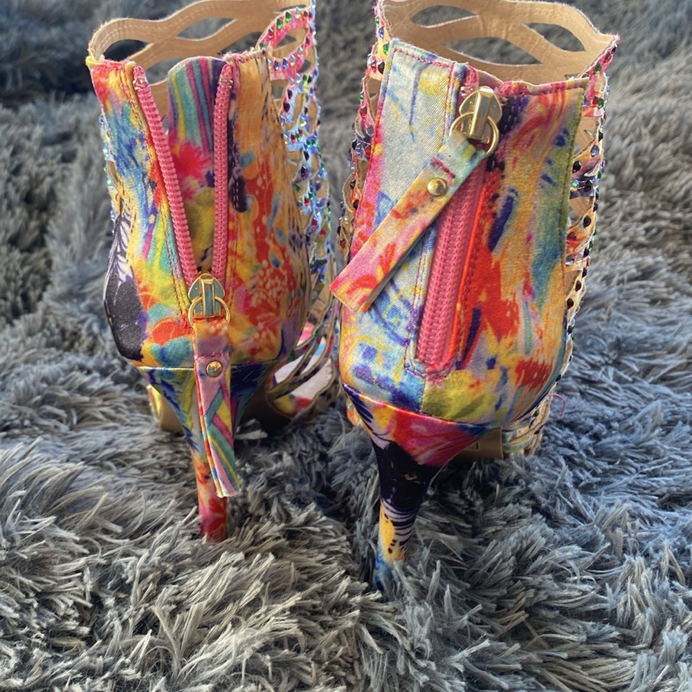 Zigs soho watercolor heels - Picture 4 of 5